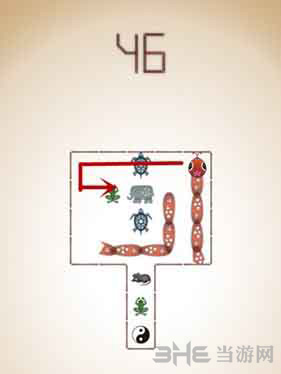 蛇它虫第46关图片1
