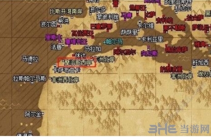 神曲遗迹在摩洛哥西岸