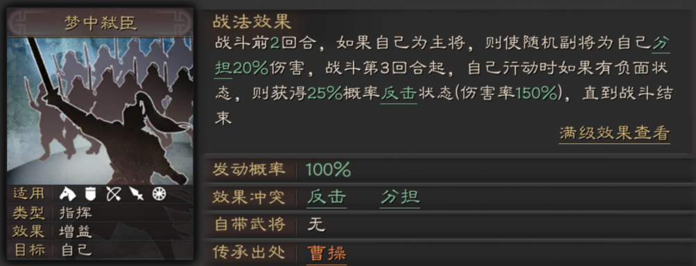三国志战略版梦中弑臣战法攻略1
