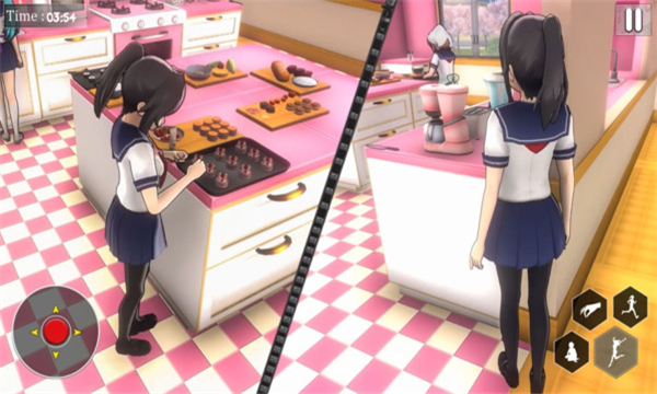 小樱女孩校园模拟汉化版截图1
